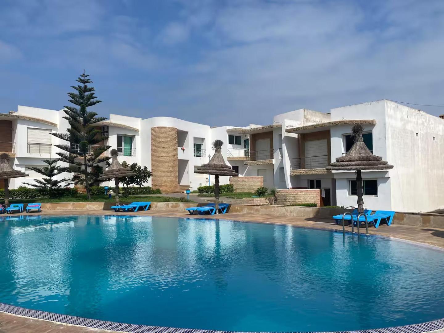 Splendid Beachfront Villa In Sidi Bouzid Beach With Pool Douar Ourlali Exterior photo
